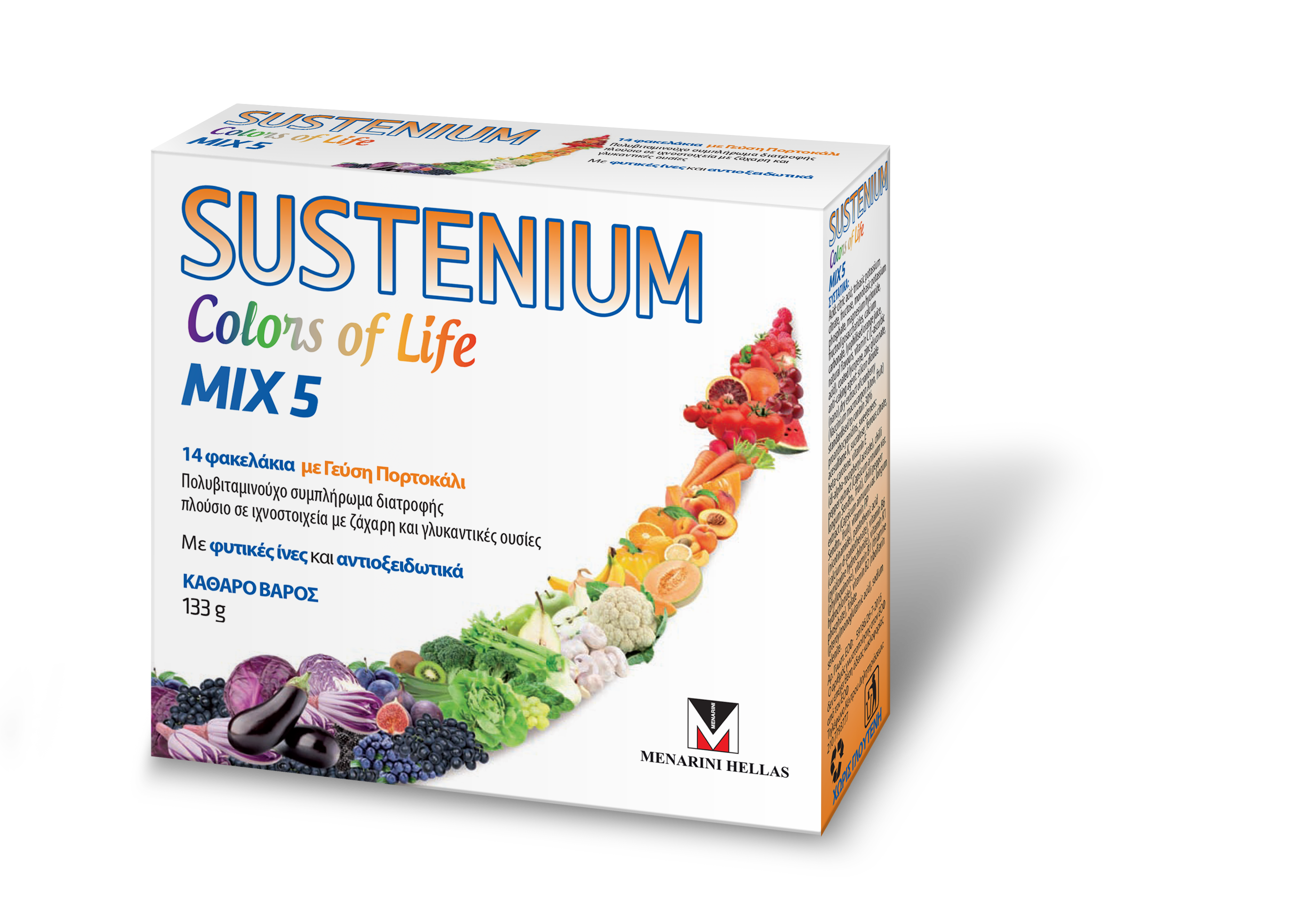 SUSTENIUM Colors of Life Adults - 14 φακελάκια σε σκόνη