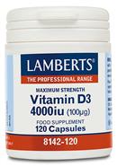 Lamberts Vitamin D3 4000iu 