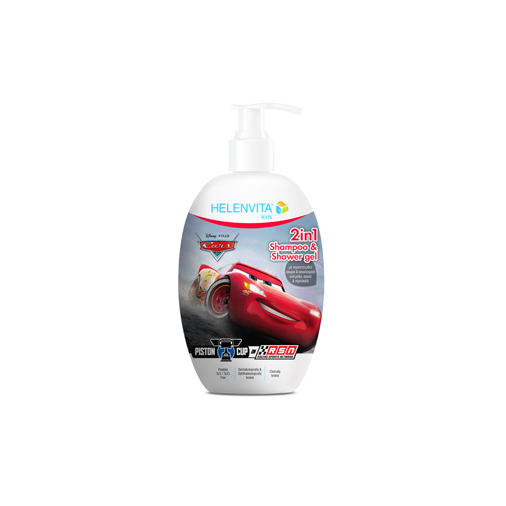 Helenvita Kids 2 in 1 Shampoo & Shower Gel Cars 500ml